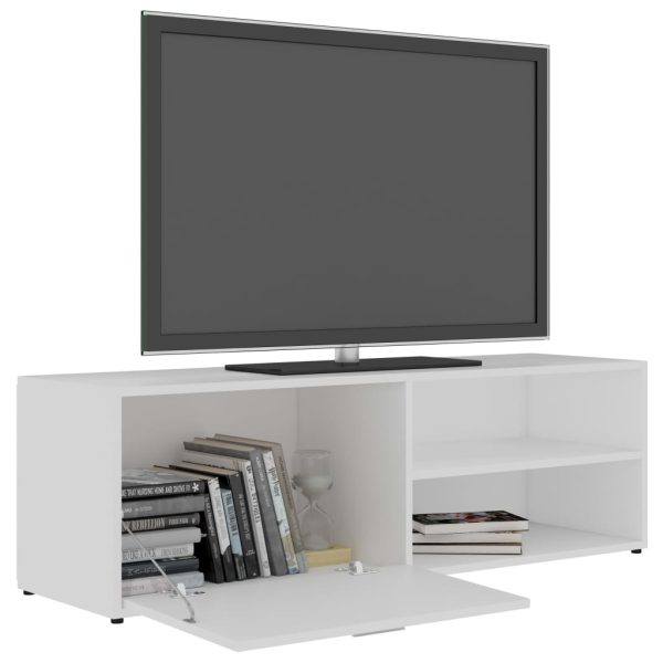 Mobile Porta Tv Bianco 120x34x37 Cm In Legno Multistrato - Image 5