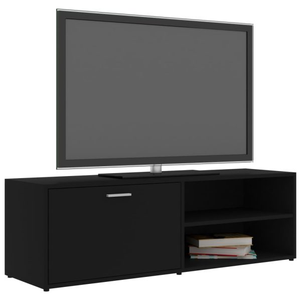 Mobile Porta Tv Nero 120x34x37 Cm In Legno Multistrato - Image 3