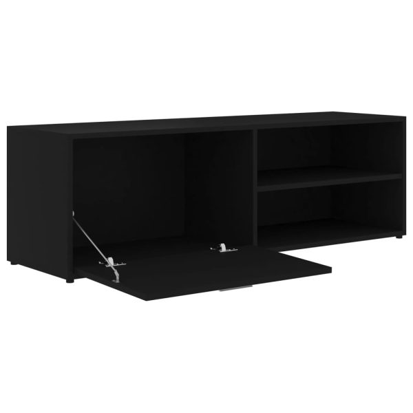 Mobile Porta Tv Nero 120x34x37 Cm In Legno Multistrato - Image 6