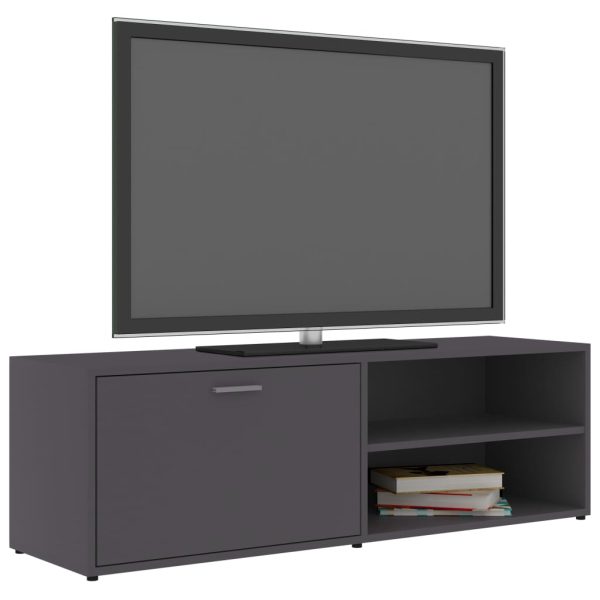 Mobile Porta Tv Grigio 120x34x37 Cm In Legno Multistrato - Image 3