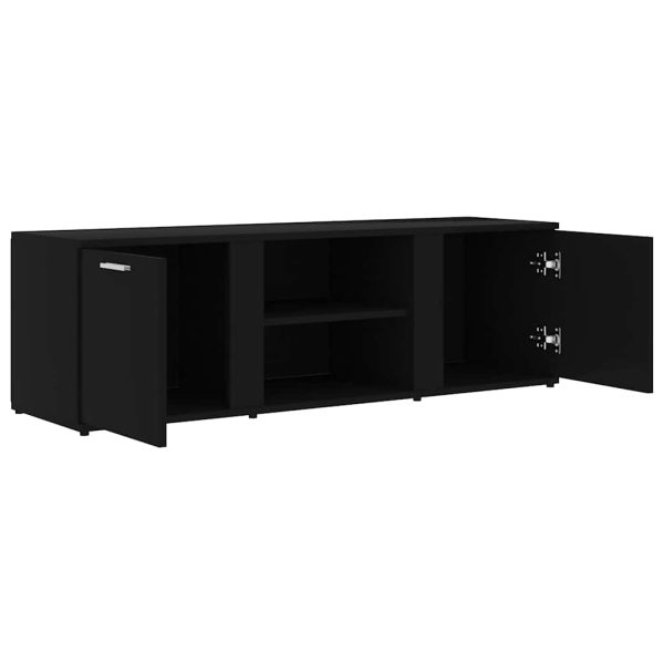 Mobile Porta Tv Nero 120x34x37 Cm In Legno Multistrato - Image 6