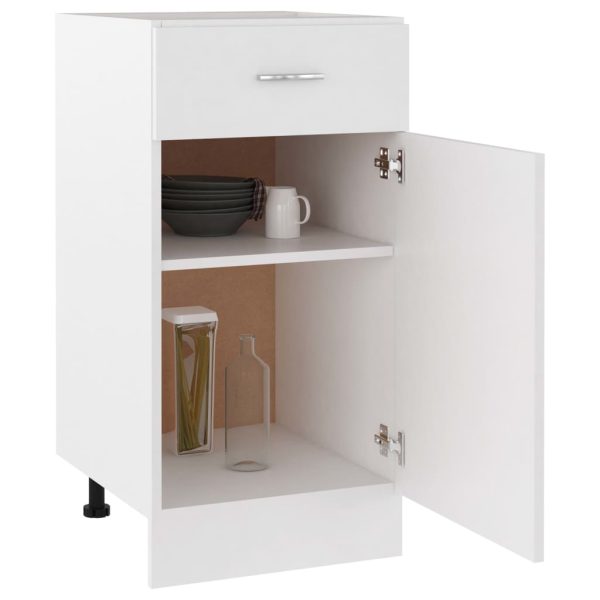 Armadio Inferiore Cassetto Bianco 40x46x81,5 Legno Multistrato - Image 4