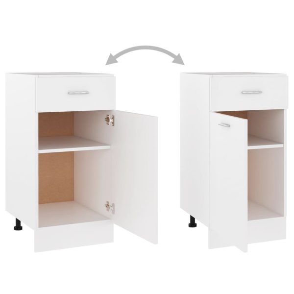 Armadio Inferiore Cassetto Bianco 40x46x81,5 Legno Multistrato - Image 6