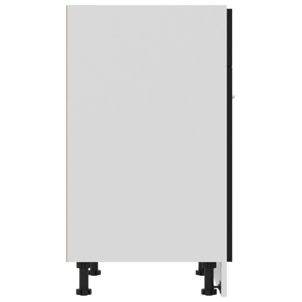 Armadio Inferiore Con Cassetto Nero 60x46x81,5 Cm Multistrato - Image 6