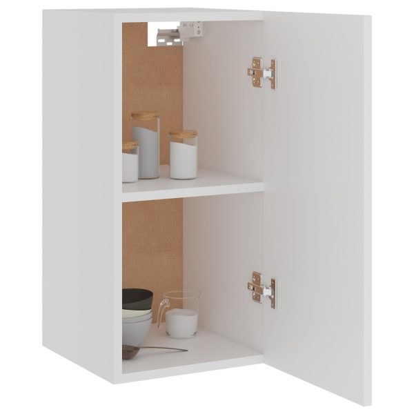 Mobile Pensile Bianco 29,5x31x60 Cm In Legno Multistrato - Image 4