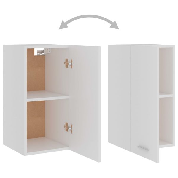 Mobile Pensile Bianco 29,5x31x60 Cm In Legno Multistrato - Image 5