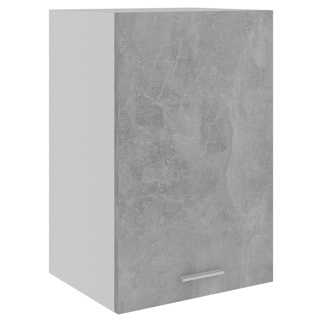 Mobile Pensile Grigio Cemento 39,5x31x60cm In Legno Multistrato