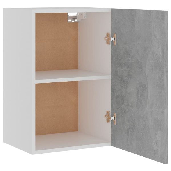 Mobile Pensile Grigio Cemento 39,5x31x60cm In Legno Multistrato - Image 6