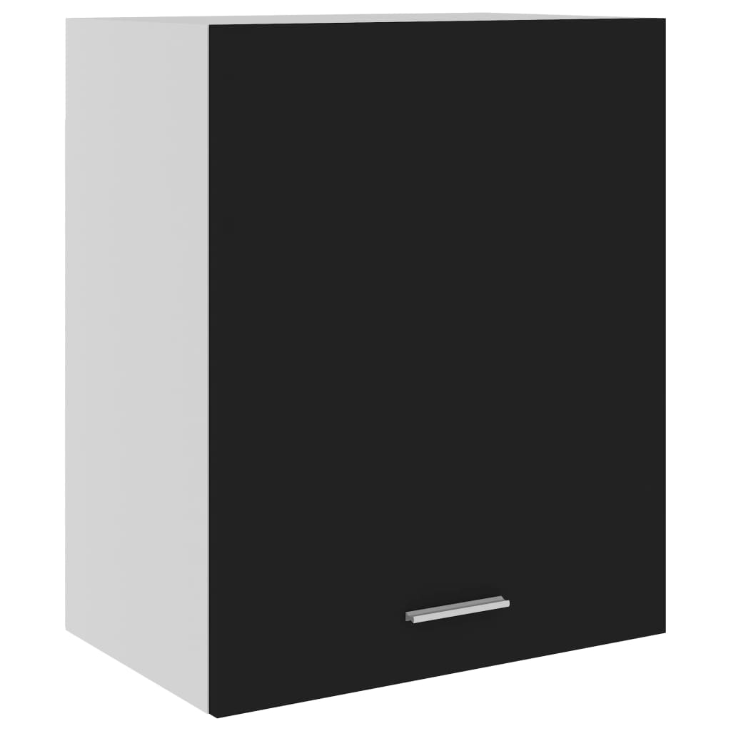Mobile Pensile Nero 50x31x60 Cm In Legno Multistrato