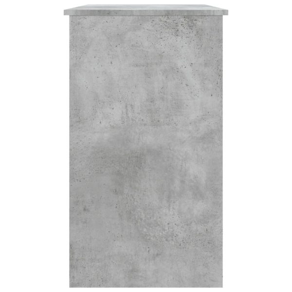 Scrivania Grigio Cemento 90x45x76 Cm In Legno Multistrato - Image 6