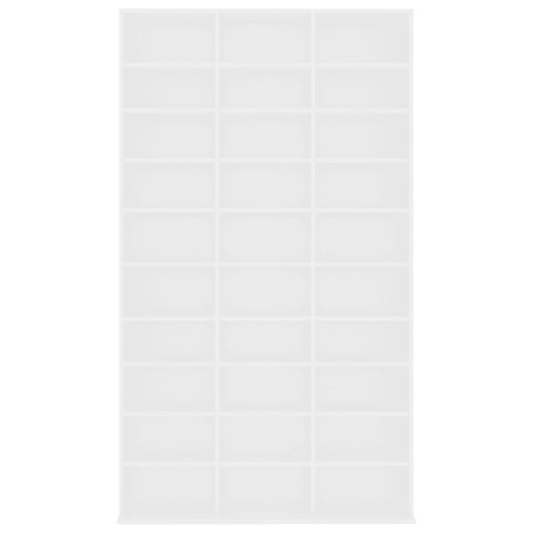 Armadietto Tv Bianco 102x16x177,5 Cm In Legno Multistrato - Image 4