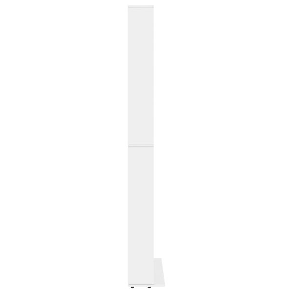 Armadietto Tv Bianco 102x16x177,5 Cm In Legno Multistrato - Image 5