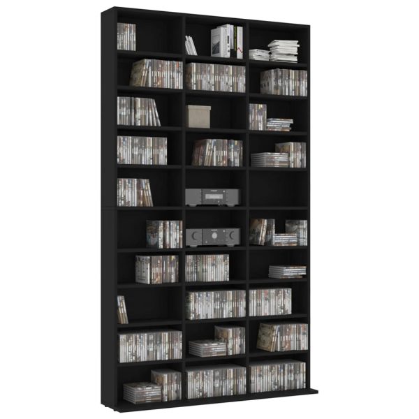 Armadietto Tv Nero 102x16x177,5 Cm In Legno Multistrato - Image 3