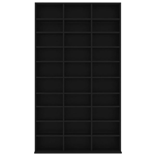 Armadietto Tv Nero 102x16x177,5 Cm In Legno Multistrato - Image 4