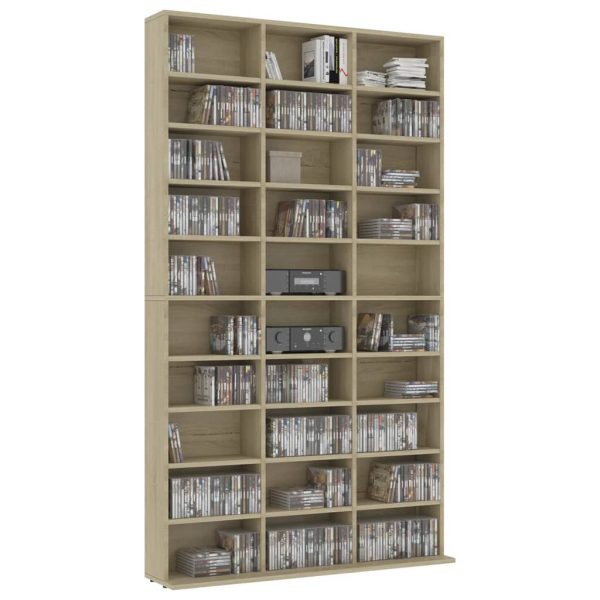 Armadietto Tv Rovere Sonoma 102x16x177,5cm In Legno Multistrato - Image 3
