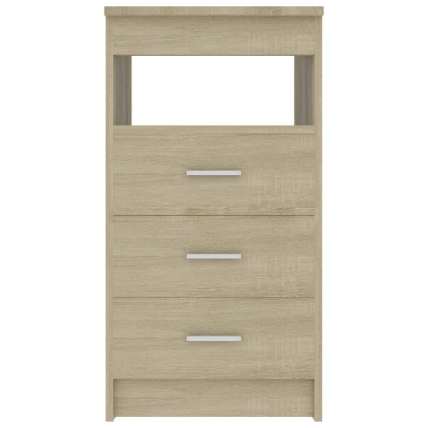 Cassettiera Rovere Sonoma 40x50x76 Cm In Legno Multistrato - Image 4