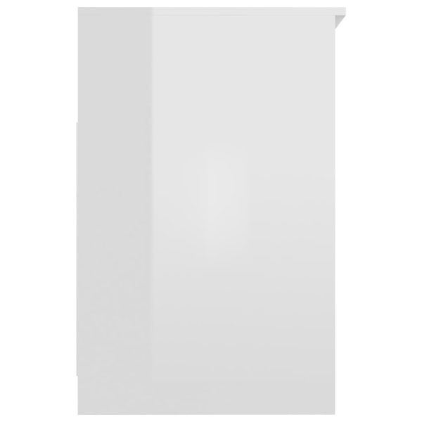 Cassettiera Bianco Lucido 40x50x76 Cm In Legno Multistrato - Image 5