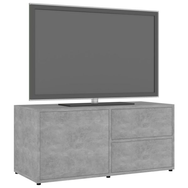 Mobile Porta Tv Grigio Cemento 80x34x36 Cm Legno Multistrato - Image 4