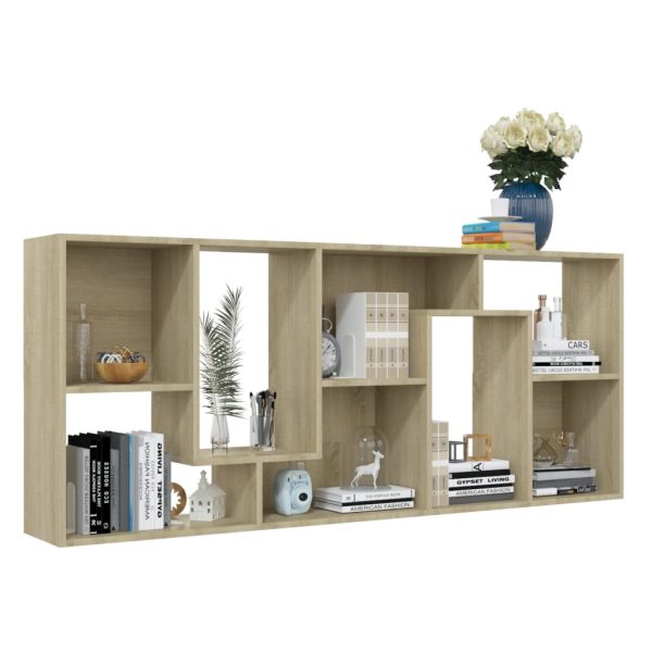 Libreria Rovere Sonoma 67x24x161 Cm In Legno Multistrato - Image 5