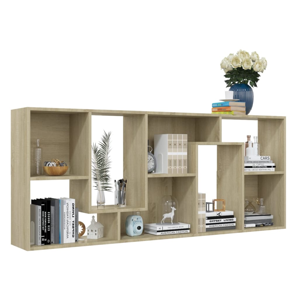 Libreria Rovere Sonoma 67x24x161 Cm In Legno Multistrato - Image 5