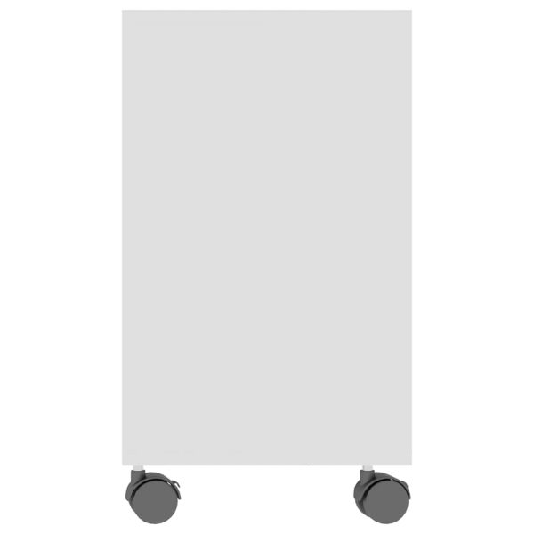 Tavolino Da Salotto Bianco 70x35x55 Cm In Legno Multistrato - Image 5