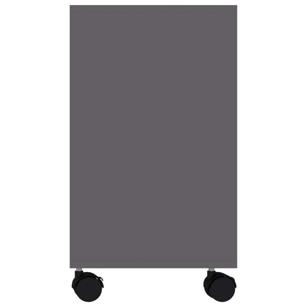 Tavolino Da Salotto Grigio 70x35x55 Cm In Legno Multistrato - Image 5