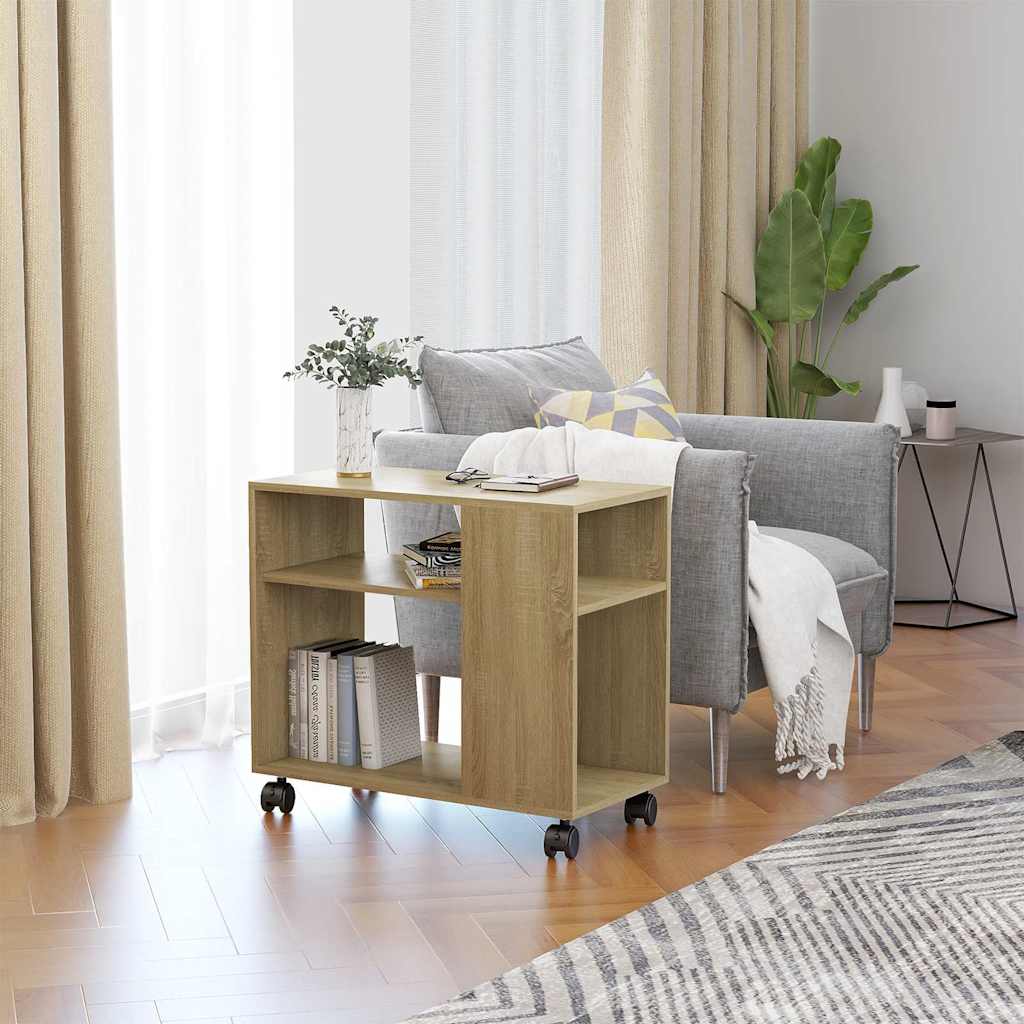 Tavolino Da Salotto Rovere Sonoma 70x35x55 Cm Legno Multistrato