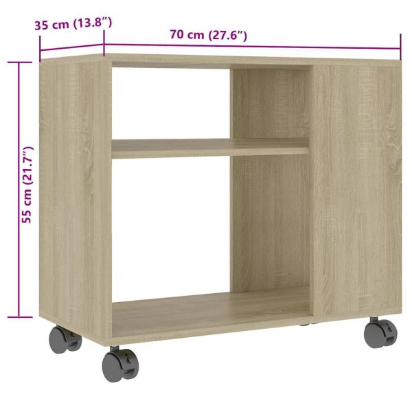 Tavolino Da Salotto Rovere Sonoma 70x35x55 Cm Legno Multistrato - Image 6