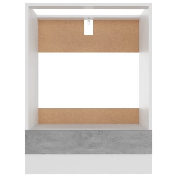 Mobile Per Forno Grigio Cemento 60x46x81,5 Cm Legno Multistrato - Image 5
