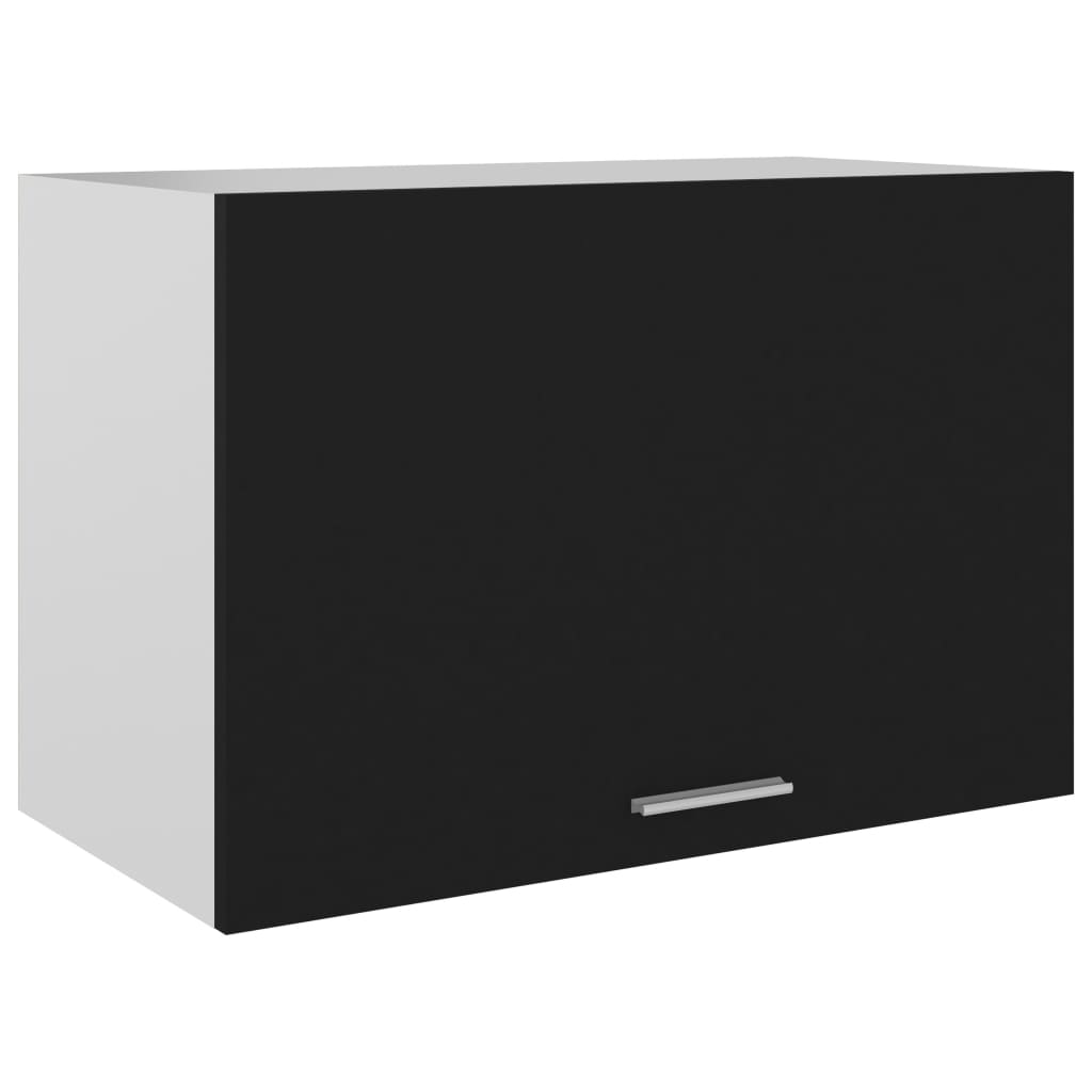Mobile Pensile Nero 60x31x40 Cm In Legno Multistrato