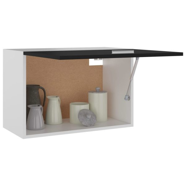 Mobile Pensile Nero 60x31x40 Cm In Legno Multistrato - Image 4