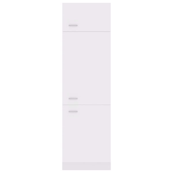 Mobile Per Frigo Bianco 60x57x207 Cm Legno Multistrato - Image 5