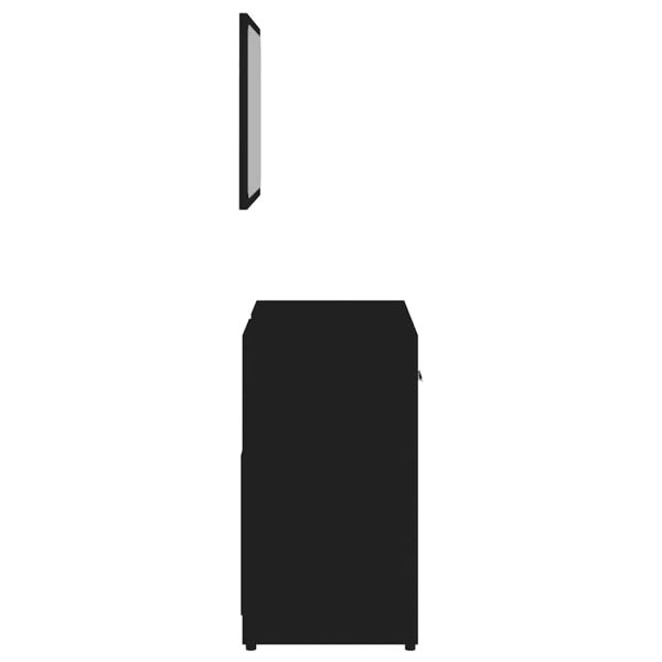 Set Mobili Da Bagno Nero In Legno Multistrato - Image 6