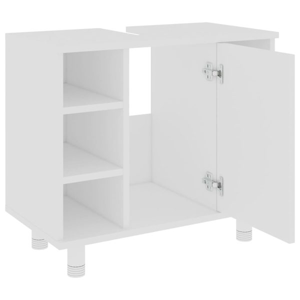 Mobile Da Bagno Bianco 60x32x53,5 Cm In Legno Multistrato - Image 5