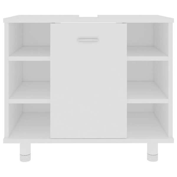Mobile Da Bagno Bianco 60x32x53,5 Cm In Legno Multistrato - Image 6