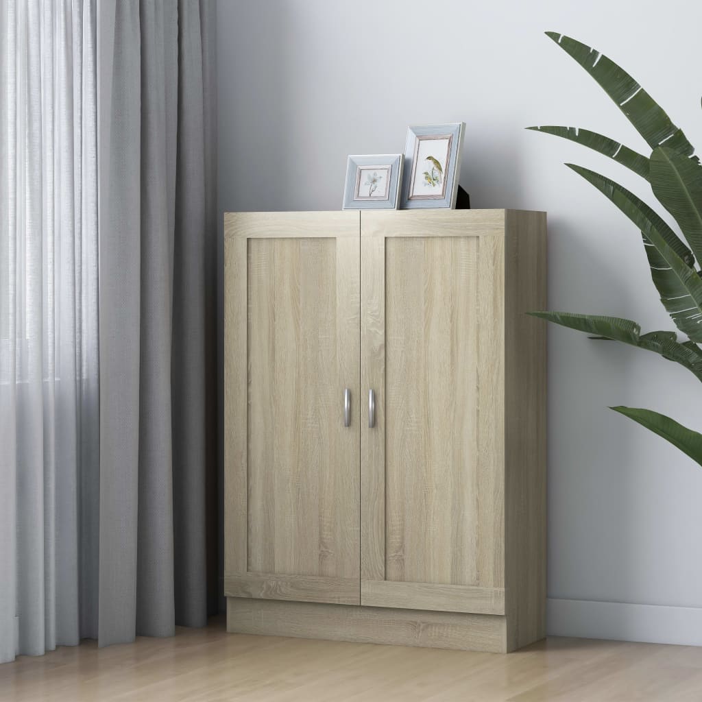 Libreria Rovere Sonoma 82,5x30,5x115 Cm In Legno Multistrato