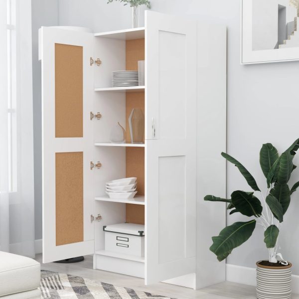 Libreria Bianca 82,5x30,5x150 Cm In Legno Multistrato - Image 3