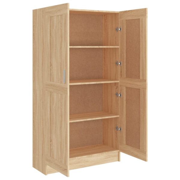 Libreria Rovere Sonoma 82,5x30,5x150 Cm In Legno Multistrato - Image 6