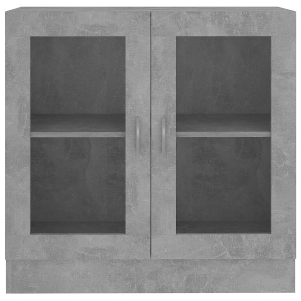Armadietto Vetrina Grigio Cemento 82,5x30,5x80 Cm Multistrato - Image 6