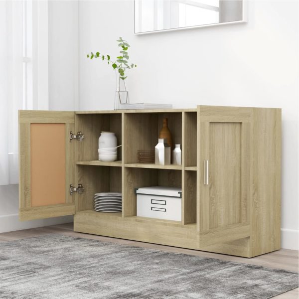 Credenza Rovere Sonoma 120x30,5x70 Cm In Legno Multistrato - Image 3