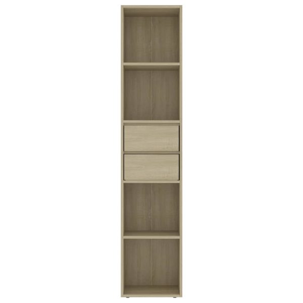 Libreria Rovere Sonoma 36x30x171 Cm In Legno Multistrato - Image 4