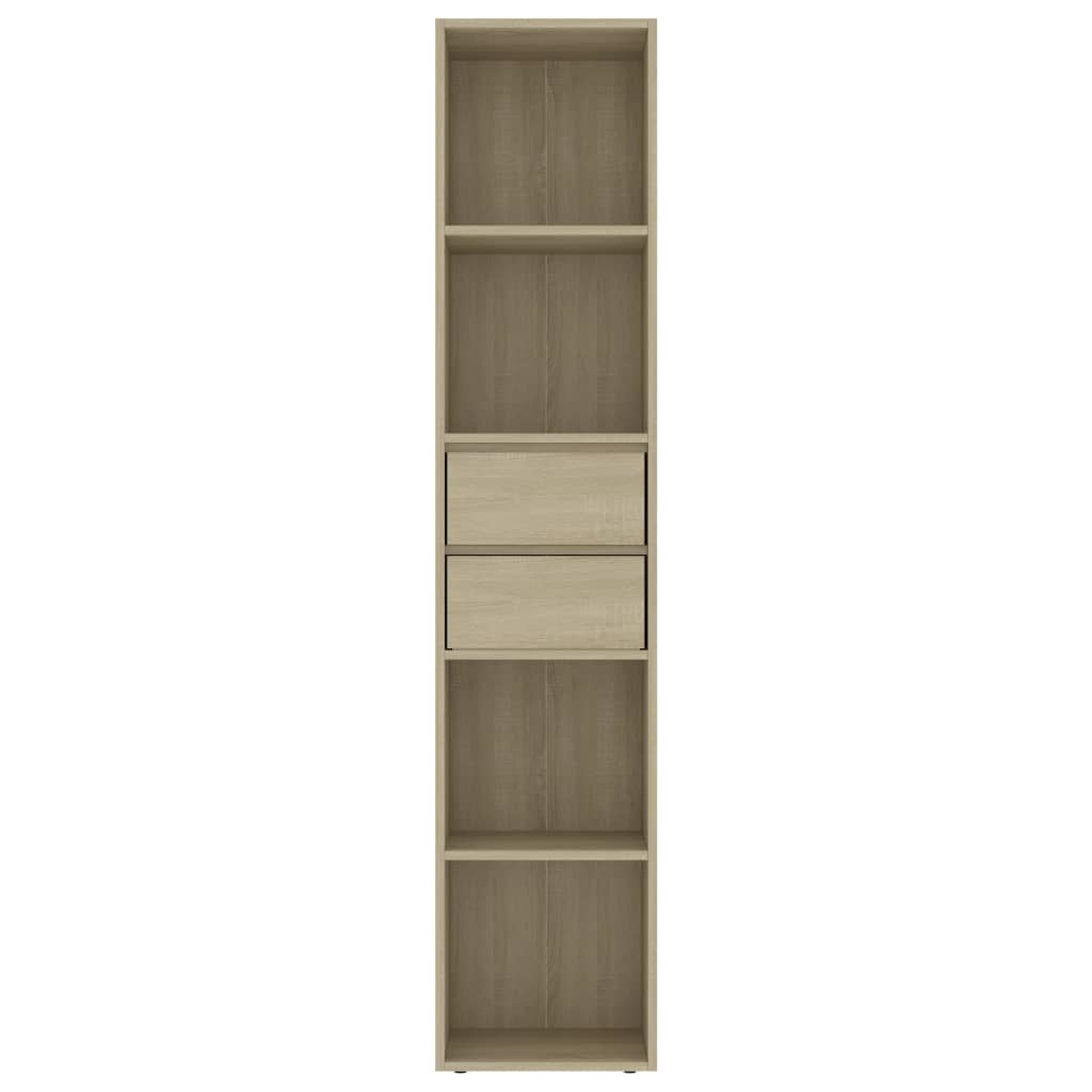 Libreria Rovere Sonoma 36x30x171 Cm In Legno Multistrato - Image 4