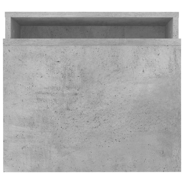 Set Tavolini Da Salotto Grigio Cemento 100x48x40 Cm Multistrato - Image 5