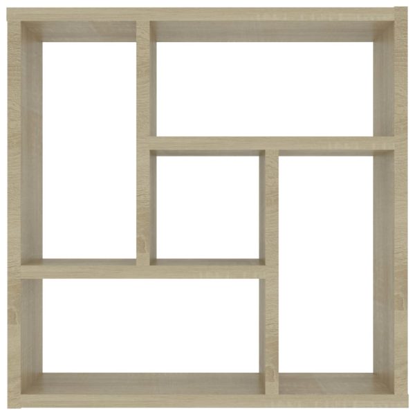 Scaffale Parete Rovere Sonoma 45,1x16x45,1 Cm Legno Multistrato - Image 4