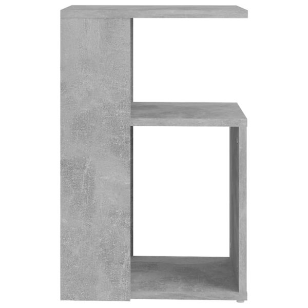 Tavolino Grigio Cemento 36x30x56 Cm In Legno Multistrato - Image 4