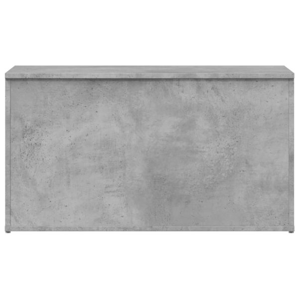 Cassapanca Grigio Cemento 84x42x46 Cm In Legno Ingegnerizzato - Image 4