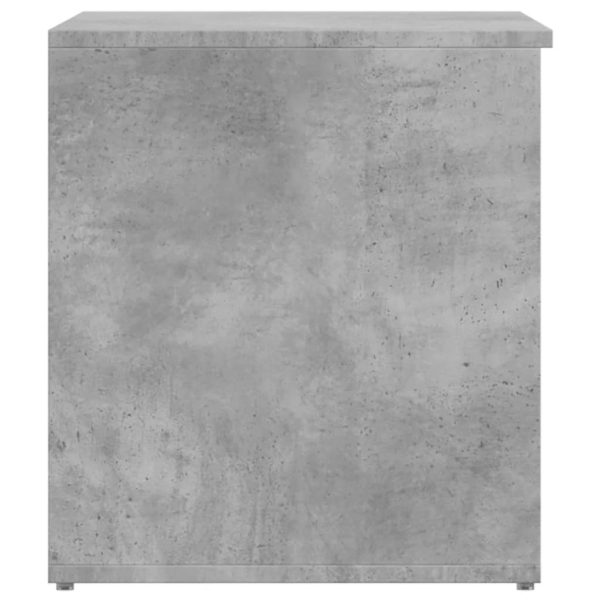 Cassapanca Grigio Cemento 84x42x46 Cm In Legno Ingegnerizzato - Image 5
