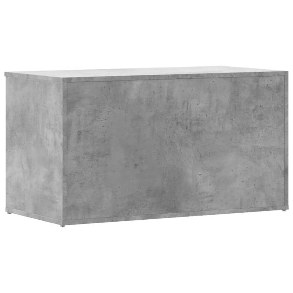 Cassapanca Grigio Cemento 84x42x46 Cm In Legno Ingegnerizzato - Image 6