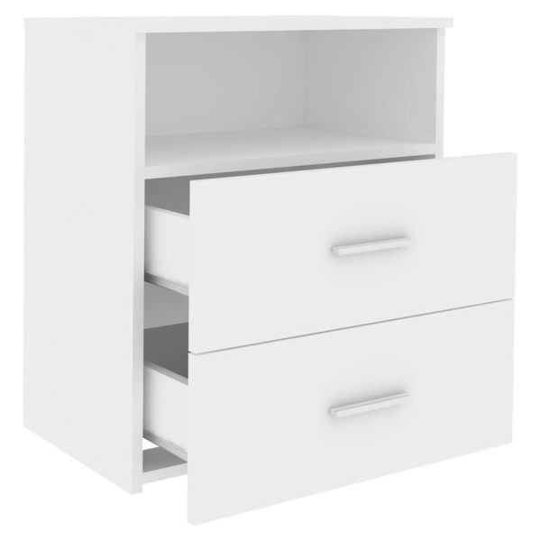 Comodino Bianco 50x32x60 cm - Image 5