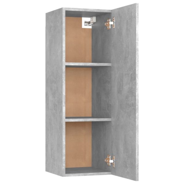 Mobili Tv 2pz Grigio Cemento 30,5x30x90 Cm Legno Multistrato - Image 6